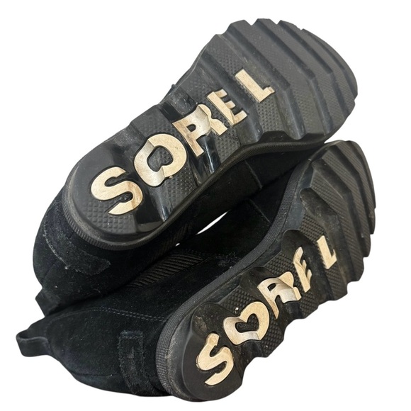 Sorel Joan Rhapsody Chelsea Wedge Boot Suede Size 9 EUC - Picture 2 of 11